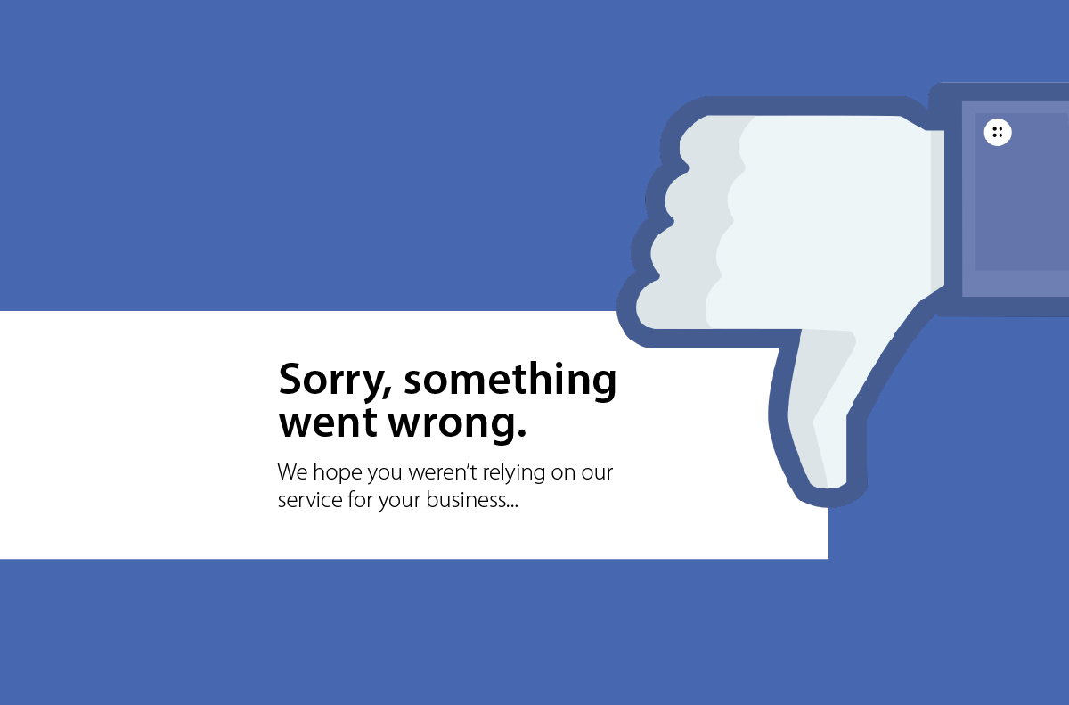 facebook something went wrong
