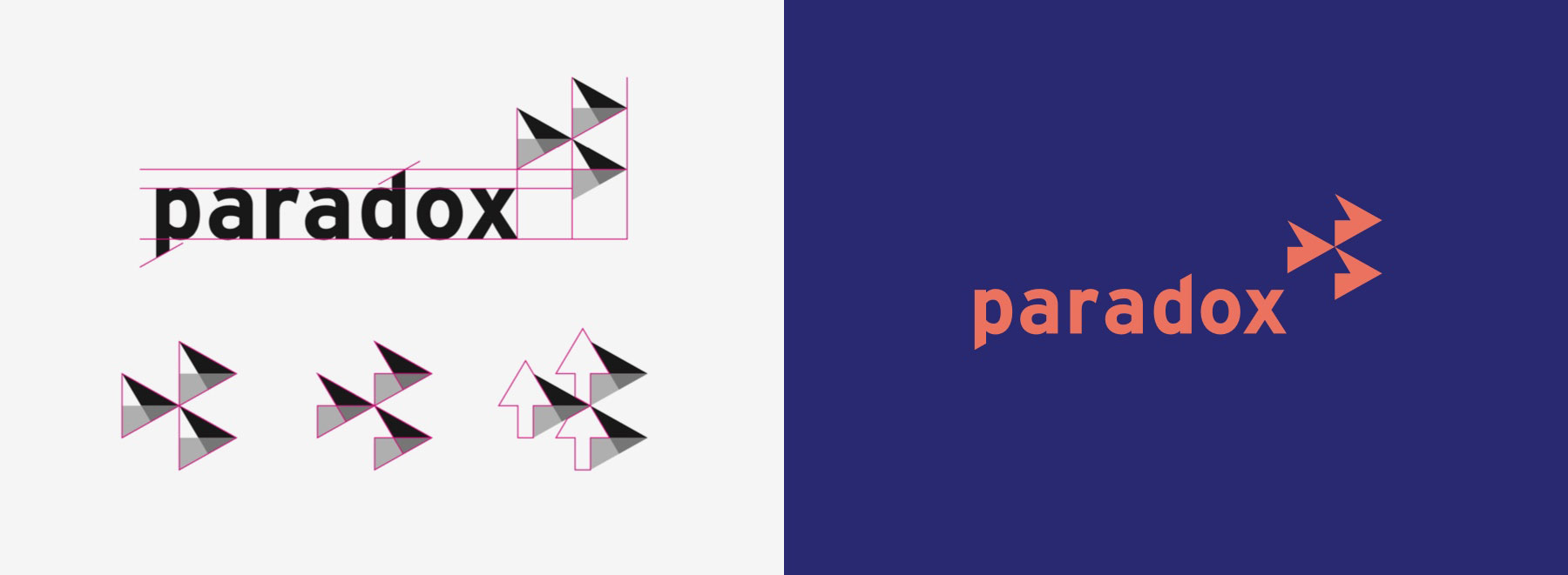 paradox retail logo progression