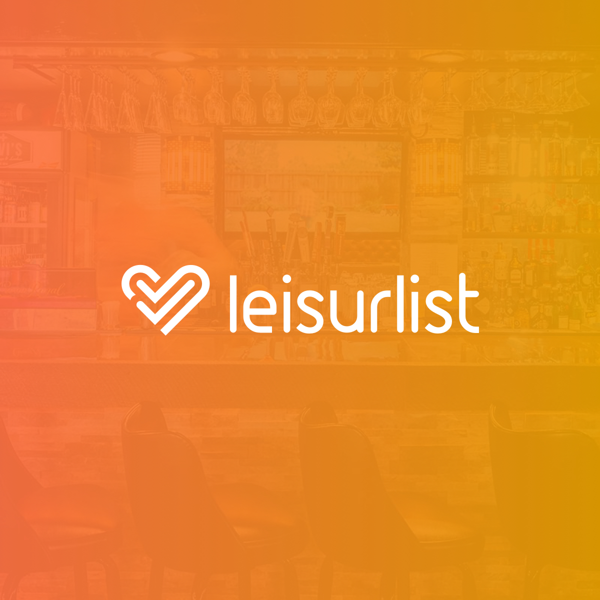 leisurlist logo with background